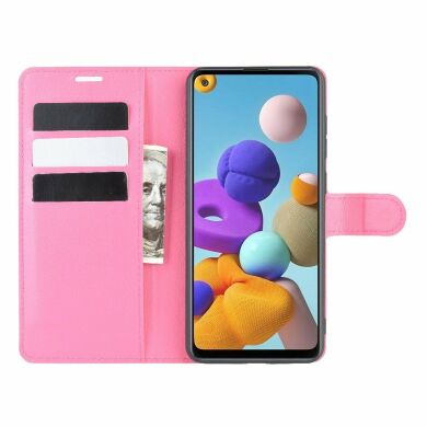 Чохол-книжка Deexe Book Type для Samsung Galaxy A21s (A217) - Rose