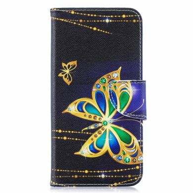 Чохол-книжка Deexe Color Wallet для Samsung Galaxy A10 (A105) - Butterfly with Diamond