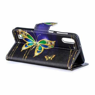 Чохол-книжка Deexe Color Wallet для Samsung Galaxy A10 (A105) - Butterfly with Diamond