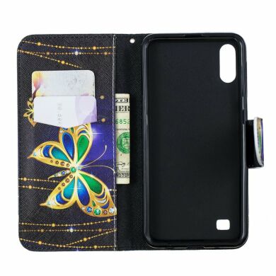 Чохол-книжка Deexe Color Wallet для Samsung Galaxy A10 (A105) - Butterfly with Diamond
