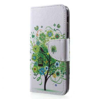 Чохол-книжка Deexe Color Wallet для Samsung Galaxy A6 2018 (A600) - Summer Tree