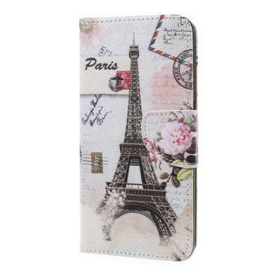 Чехол-книжка Deexe Color Wallet для Samsung Galaxy A7 2018 (A750) - Eiffel Tower