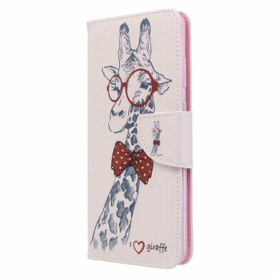 Чехол-книжка Deexe Color Wallet для Samsung Galaxy S20 Plus (G985) - Giraffe