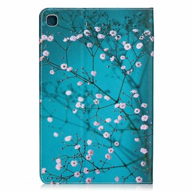 Чехол-книжка Deexe Pattern Style для Samsung Galaxy Tab S6 lite / S6 Lite (2022/2024) - Flower Branches