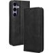 Чехол-книжка Deexe Retro Style для Samsung Galaxy S26 FE - Black. Фото 1 из 19