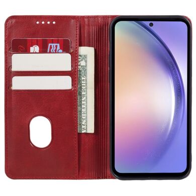 Чохол-книжка Deexe Wallet Case для Samsung Galaxy M35 (M356) - Red