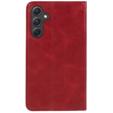 Чехол-книжка Deexe Wallet Case для Samsung Galaxy M35 (M356) - Red