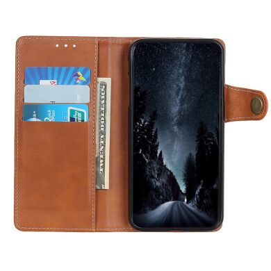 Чехол-книжка Deexe Wallet Shell для Samsung Galaxy M51 (M515) - Brown