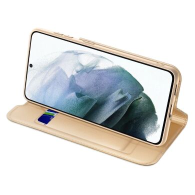 Чохол-книжка DUX DUCIS Skin Pro для Samsung Galaxy S21 FE (G990) - Gold