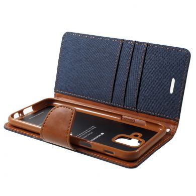 Чехол-книжка MERCURY Canvas Diary для Samsung Galaxy A6 2018 (A600) - Dark Blue