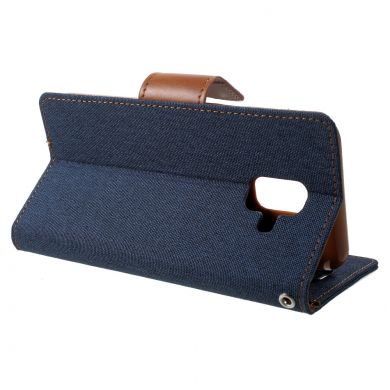Чехол-книжка MERCURY Canvas Diary для Samsung Galaxy A6 2018 (A600) - Dark Blue