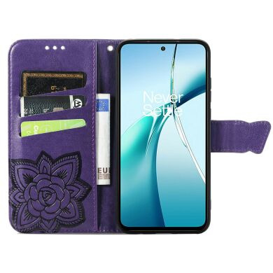 Чохол-книжка з малюнком UniCase Butterfly Pattern для Samsung Galaxy S26 FE - Dark Purple