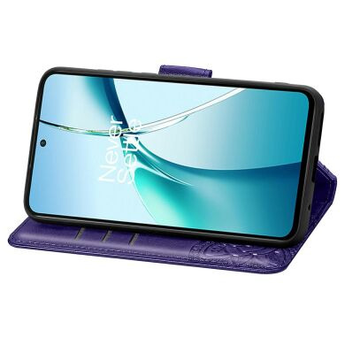 Чохол-книжка з малюнком UniCase Butterfly Pattern для Samsung Galaxy S26 FE - Dark Purple