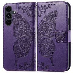 Чохол-книжка з малюнком UniCase Butterfly Pattern для Samsung Galaxy S26 FE - Dark Purple