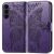 Чохол-книжка з малюнком UniCase Butterfly Pattern для Samsung Galaxy S26 FE - Dark Purple
