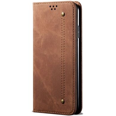 Чехол-книжка UniCase Jeans Wallet для Samsung Galaxy A05 (A055) - Coffee