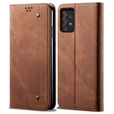 Чехол-книжка UniCase Jeans Wallet для Samsung Galaxy A73 - Coffee