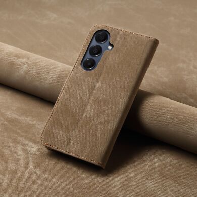 Чехол-книжка UniCase Jeans Wallet для Samsung Galaxy S25 FE (S731) - Khaki