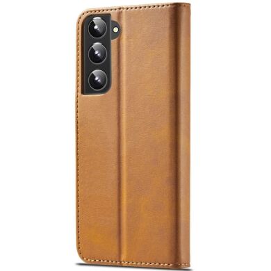 Чохол LC.IMEEKE Wallet Case для Samsung Galaxy S22 Plus - Light Brown