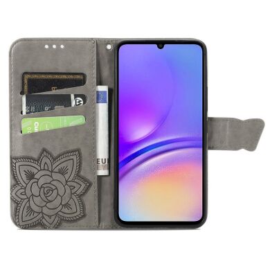 Чехол UniCase Butterfly Pattern для Samsung Galaxy A06 (A065) - Grey