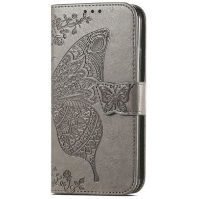 Чохол UniCase Butterfly Pattern для Samsung Galaxy A06 (A065) - Grey