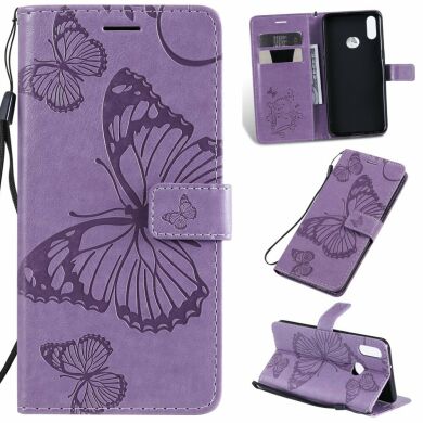 Чехол UniCase Butterfly Pattern для Samsung Galaxy A10s (A107) - Purple