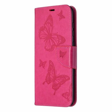 Чохол UniCase Butterfly Pattern для Samsung Galaxy A21s (A217) - Rose
