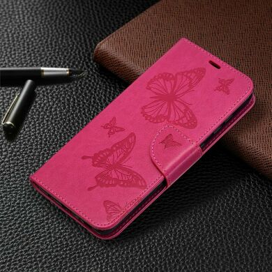 Чохол UniCase Butterfly Pattern для Samsung Galaxy A21s (A217) - Rose