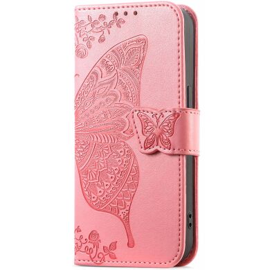 Чохол UniCase Butterfly Pattern для Samsung Galaxy A37 (A376) - Pink