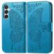 Чехол UniCase Butterfly Pattern для Samsung Galaxy M15 (M156) - Blue. Фото 1 из 8