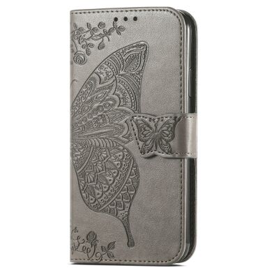 Чехол UniCase Butterfly Pattern для Samsung Galaxy M52 (M526) - Grey