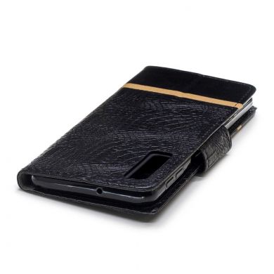Чехол UniCase Croco Wallet для Samsung Galaxy A7 2018 (A750) - Black