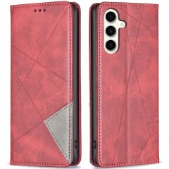 Чехол UniCase Geometric Pattern для Samsung Galaxy S24 FE (S721) - Red