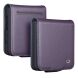 Шкіряний чохол QIALINO Wallet Case (FF) для Samsung Galaxy Flip 8 - Purple