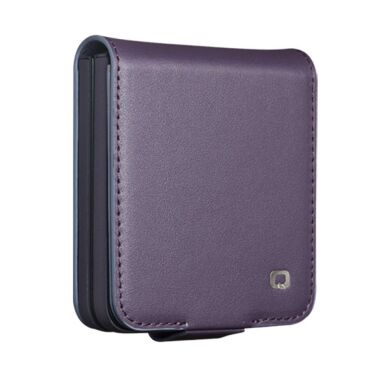 Шкіряний чохол QIALINO Wallet Case (FF) для Samsung Galaxy Flip 8 - Purple
