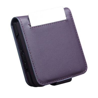Шкіряний чохол QIALINO Wallet Case (FF) для Samsung Galaxy Flip 8 - Purple