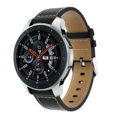Шкіряний ремінець Deexe Classic для Samsung Galaxy Watch 46mm - Black
