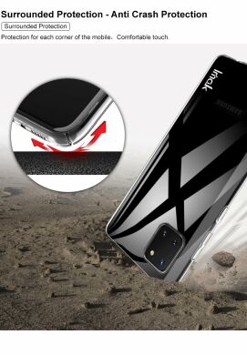 Пластиковий чохол IMAK Crystal II Pro для Samsung Galaxy Note 10 Lite (N770) - Transparent