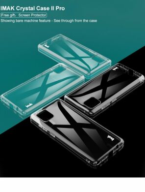 Пластиковий чохол IMAK Crystal II Pro для Samsung Galaxy Note 10 Lite (N770) - Transparent