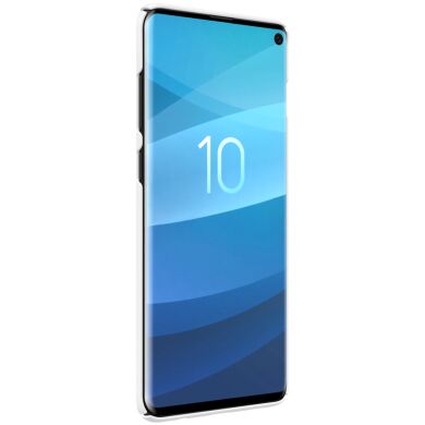Пластиковий чохол NILLKIN Frosted Shield для Samsung Galaxy S10, White