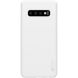 Пластиковый чехол NILLKIN Frosted Shield для Samsung Galaxy S10 - White. Фото 1 из 12