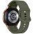 Ремешок Deexe Elino Strap для Samsung Galaxy Watch 4 / 5 / 6 / 7 / FE (40mm) - Army Green