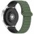 Ремешок Deexe Flexible Fit для часов с шириной крепления 20 мм - Army Green / Black