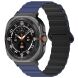 Ремешок Deexe Magnetic Strap для Samsung Galaxy Watch Ultra (47mm) - Dark Blue / Black. Фото 2 из 7