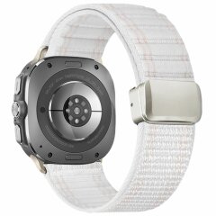 Ремінець Deexe Nylon Strap для Samsung Galaxy Watch Ultra (47mm) / Ultra (2025) - White