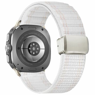 Ремінець Deexe Nylon Strap для Samsung Galaxy Watch Ultra (47mm) / Ultra (2025) - White