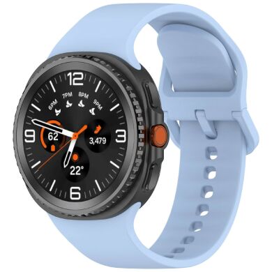 Ремешок Deexe Silicone Band для Samsung Galaxy Watch 8 (40/44mm) / 8 Classic - Baby Blue