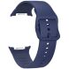 Ремешок Deexe Soft Silicone для Samsung Galaxy Watch 8 (40/44mm) / 8 Classic - Midnight Blue. Фото 1 из 6