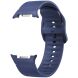 Ремешок Deexe Soft Silicone для Samsung Galaxy Watch 8 (40/44mm) / 8 Classic - Midnight Blue. Фото 3 из 6