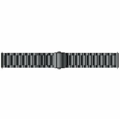Ремінець Deexe Stainless Steel для годинників з шириною кріплення 20мм - Black